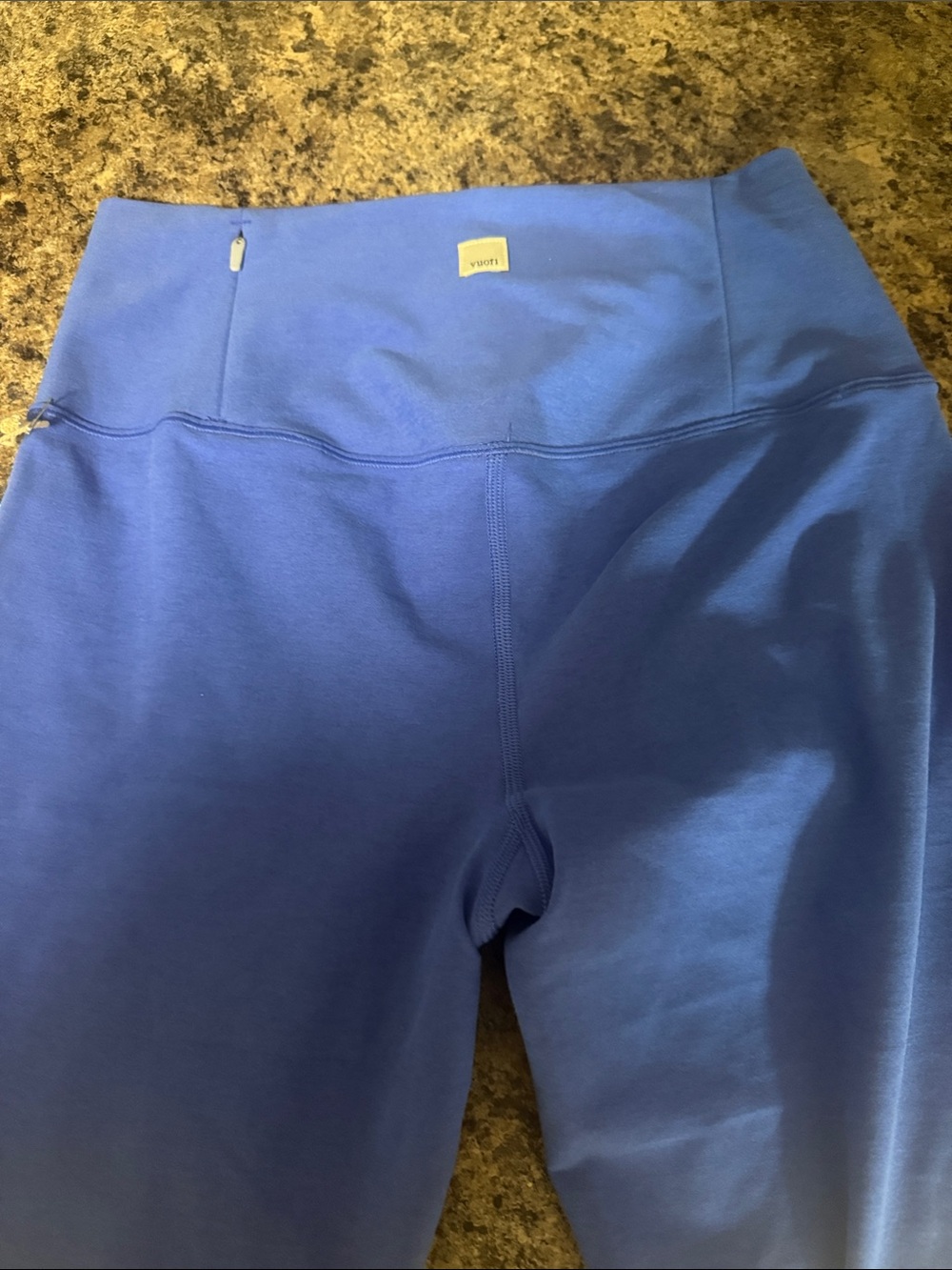 Vuori Royal Blue Racerback Sports Bra Crop Top and Full Length Leggings NWT - Picture 8 of 8